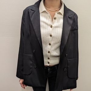 Black suit jacket